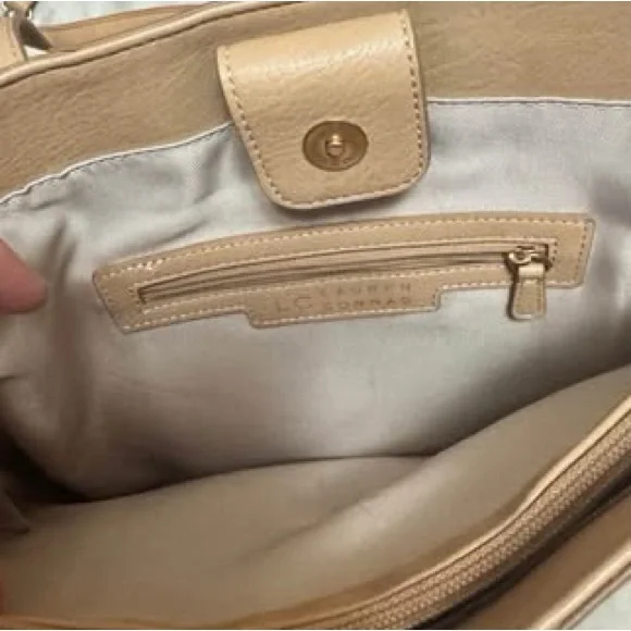 LC Lauren Conrad Floral Beige and Pink Shoulder Bag - Picture 5 of 9